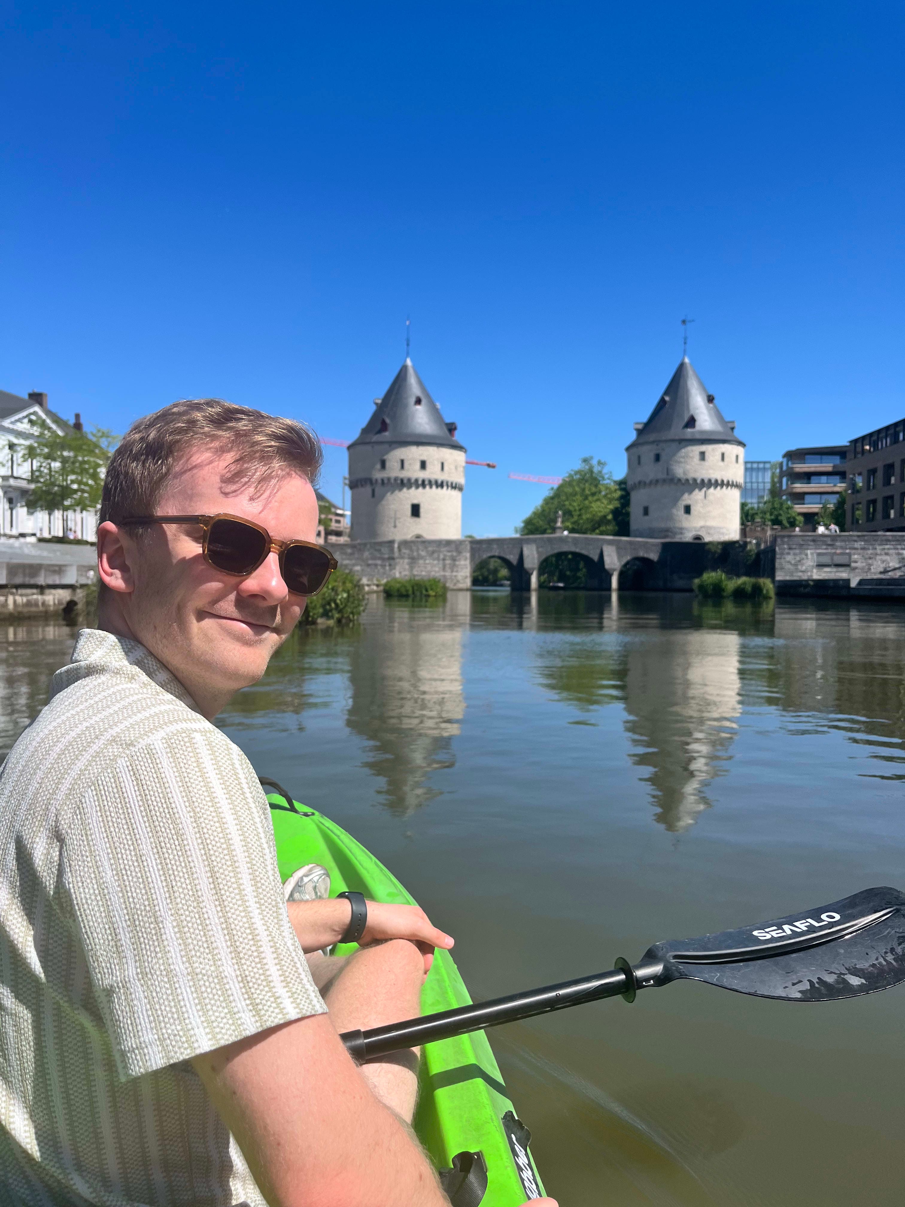 Me in a kayak